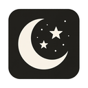 icon_literature_moon_monochrome icon preview