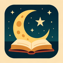 icon_literature_moon_retro icon preview