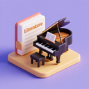 icon_literature_piano_3d_isometric icon preview