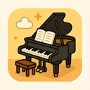 icon_literature_piano_cartoon icon preview