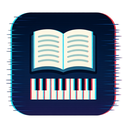 icon_literature_piano_digital_glitch icon preview