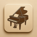 icon_literature_piano_embossed icon preview
