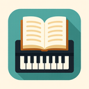 icon_literature_piano_flat_design icon preview