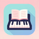 icon_literature_piano_flat_pastel icon preview