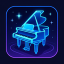 icon_literature_piano_futuristic icon preview