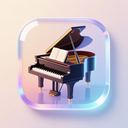 icon_literature_piano_glassy icon preview