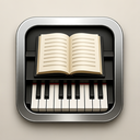 icon_literature_piano_metallic icon preview