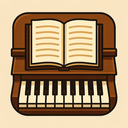 icon_literature_piano_retro icon preview