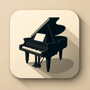 icon_literature_piano_shadow_effect icon preview