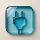 icon_literature_plug_glassy icon preview