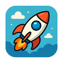 icon_literature_rocket_cartoon icon preview