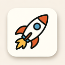 icon_literature_rocket_minimalist icon preview