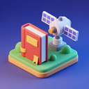 icon_literature_satellite_3d_isometric icon preview