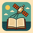 icon_literature_satellite_retro icon preview