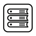 icon_literature_server_monochrome icon preview