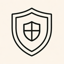 icon_literature_shield_minimal_outline icon preview