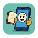 icon_literature_smartphone_cartoon icon preview
