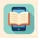 icon_literature_smartphone_flat_pastel icon preview