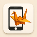 icon_literature_smartphone_origami icon preview