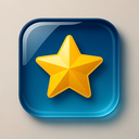 icon_literature_star_glassy icon preview
