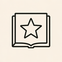 icon_literature_star_thin icon preview