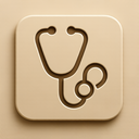 icon_literature_stethoscope_embossed icon preview