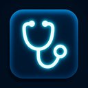 icon_literature_stethoscope_glow_effect icon preview