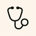 icon_literature_stethoscope_minimal_outline icon preview