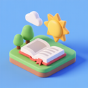 icon_literature_sun_3d_isometric icon preview