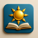 icon_literature_sun_metallic icon preview