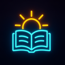 icon_literature_sun_neon icon preview