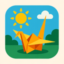 icon_literature_sun_origami icon preview