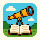 icon_literature_telescope_cartoon icon preview