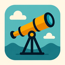 icon_literature_telescope_flat_design icon preview