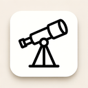 icon_literature_telescope_minimalist icon preview