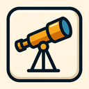 icon_literature_telescope_sharp_edges icon preview