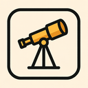 icon_literature_telescope_symmetrical icon preview