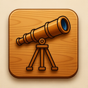 icon_literature_telescope_wooden icon preview
