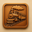 icon_literature_train_embossed icon preview