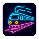 icon_literature_train_neon icon preview