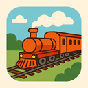icon_literature_train_origami icon preview