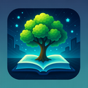 icon_literature_tree_futuristic icon preview