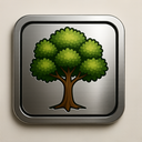 icon_literature_tree_metallic icon preview