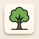 icon_literature_tree_thin icon preview