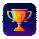 icon_literature_trophy_digital_glitch icon preview