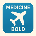 icon_medicine_airplane_bold icon preview