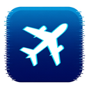 icon_medicine_airplane_digital_glitch icon preview