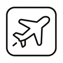 icon_medicine_airplane_line_art icon preview