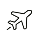 icon_medicine_airplane_minimal_outline icon preview