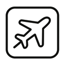 icon_medicine_airplane_monochrome icon preview